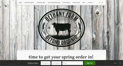 Desktop Screenshot of bethanyfarm.com